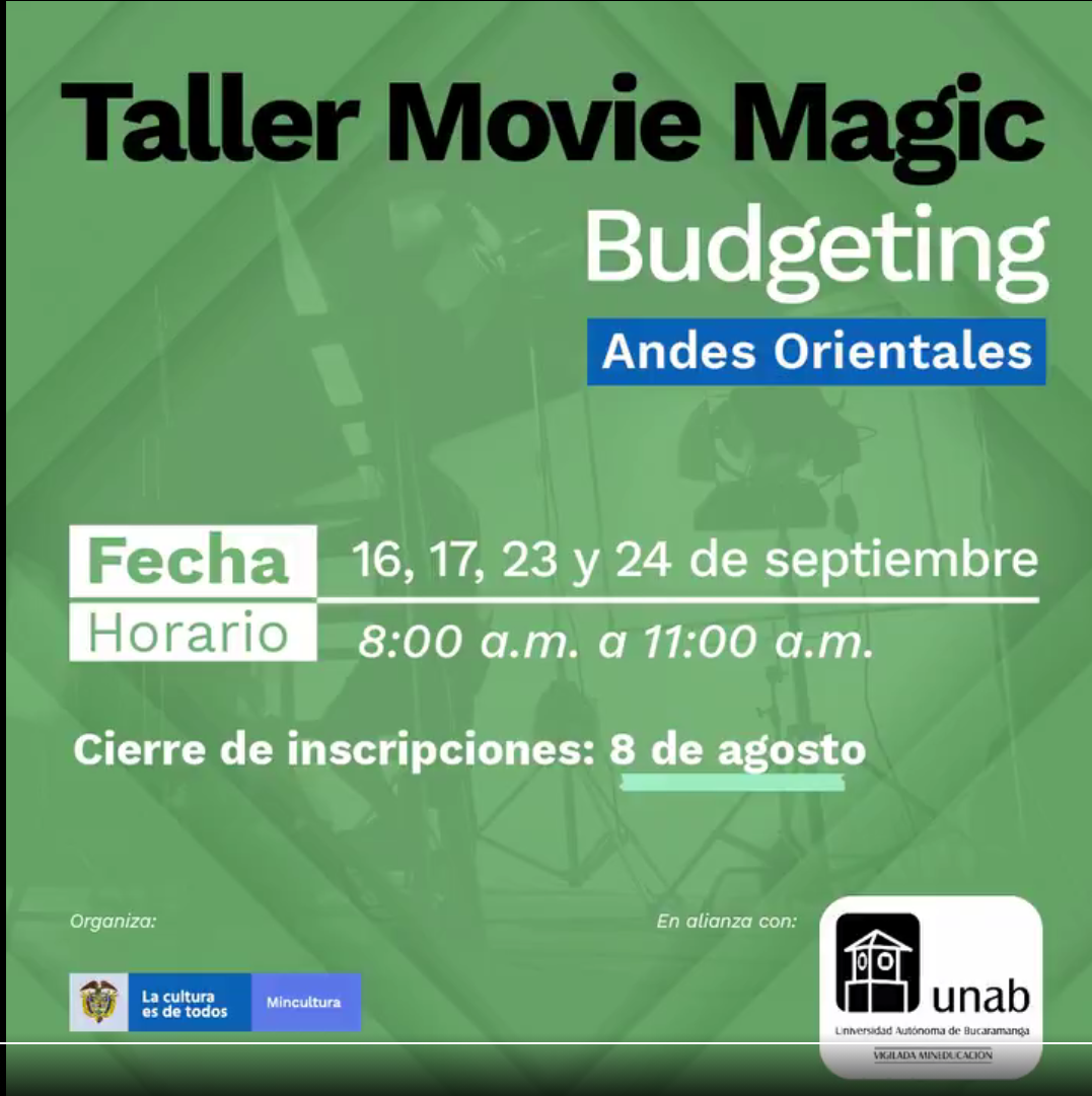 Taller movie magic budgeting andres orientales UNAB
