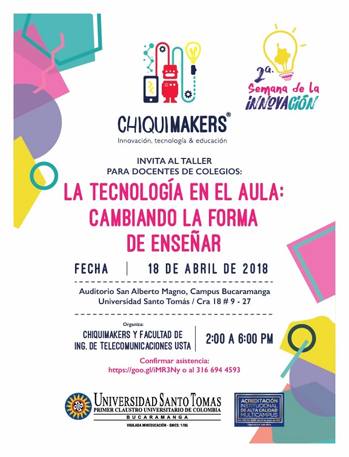 18 abril SIS2018 CHIQUIMAKERS USTA
